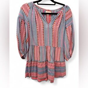 VELVET - women’s blue and pink dress